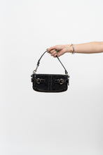 Load image into Gallery viewer, Vintage x COACH Black Monogram Mini Purse