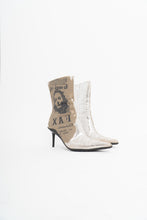 Load image into Gallery viewer, Vintage x SPRING Deadstock Silver Stiletto Boots (5, 5.5)