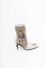 Load image into Gallery viewer, Vintage x SPRING Deadstock Silver Stiletto Boots (5, 5.5)