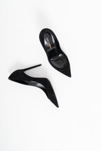 Load image into Gallery viewer, YVES SAINT LAURENT x Black Soft Suede Stilettos (6.5)