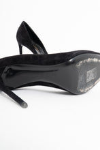 Load image into Gallery viewer, YVES SAINT LAURENT x Black Soft Suede Stilettos (6.5)