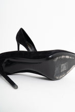 Load image into Gallery viewer, YVES SAINT LAURENT x Black Soft Suede Stilettos (6.5)