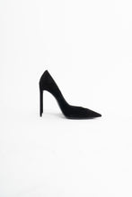 Load image into Gallery viewer, YVES SAINT LAURENT x Black Soft Suede Stilettos (6.5)