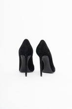 Load image into Gallery viewer, YVES SAINT LAURENT x Black Soft Suede Stilettos (6.5)