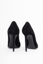 Load image into Gallery viewer, YVES SAINT LAURENT x Black Soft Suede Stilettos (6.5)