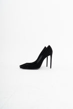 Load image into Gallery viewer, YVES SAINT LAURENT x Black Soft Suede Stilettos (6.5)
