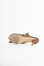 Load image into Gallery viewer, GUESS x Leopard Pony Hair Heeled Sandals (7)