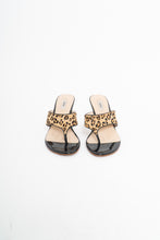 Load image into Gallery viewer, GUESS x Leopard Pony Hair Heeled Sandals (7)