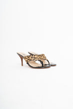 Load image into Gallery viewer, GUESS x Leopard Pony Hair Heeled Sandals (7)