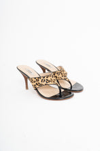 Load image into Gallery viewer, GUESS x Leopard Pony Hair Heeled Sandals (7)