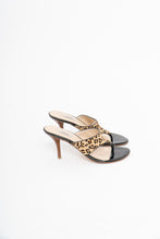 Load image into Gallery viewer, GUESS x Leopard Pony Hair Heeled Sandals (7)