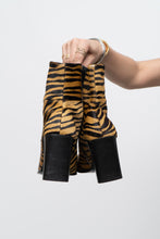 Load image into Gallery viewer, Vintage x VALERIE STEVENS Zebra Pony Hair Boots (7)
