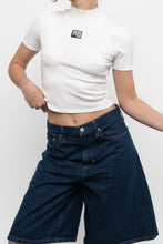 Load image into Gallery viewer, ALEXANDER WANG x White Mockneck Crop (XS)
