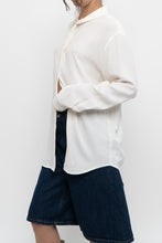 Load image into Gallery viewer, UNIFORM x White Silk-blend Blouse (XS-XL)