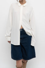 Load image into Gallery viewer, UNIFORM x White Silk-blend Blouse (XS-XL)