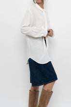 Load image into Gallery viewer, UNIFORM x White Silk-blend Blouse (XS-XL)