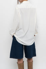 Load image into Gallery viewer, UNIFORM x White Silk-blend Blouse (XS-XL)
