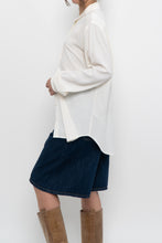 Load image into Gallery viewer, UNIFORM x White Silk-blend Blouse (XS-XL)