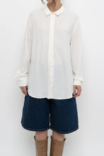 Load image into Gallery viewer, UNIFORM x White Silk-blend Blouse (XS-XL)