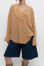 Load image into Gallery viewer, EQUIPMENT x Camel Pure Silk Blouse (XS-XL)