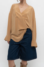 Load image into Gallery viewer, EQUIPMENT x Camel Pure Silk Blouse (XS-XL)