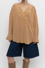 Load image into Gallery viewer, EQUIPMENT x Camel Pure Silk Blouse (XS-XL)