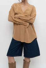 Load image into Gallery viewer, EQUIPMENT x Camel Pure Silk Blouse (XS-XL)