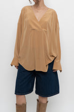 Load image into Gallery viewer, EQUIPMENT x Camel Pure Silk Blouse (XS-XL)