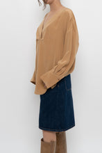 Load image into Gallery viewer, EQUIPMENT x Camel Pure Silk Blouse (XS-XL)