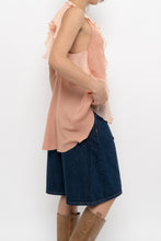 Load image into Gallery viewer, IXIAH x Frilly Peach Tank (XS, S)