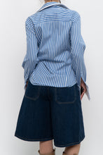 Load image into Gallery viewer, BROOKS BROTHERS x Blue Striped Cotton Blouse (S-L)