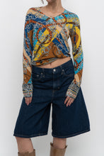 Load image into Gallery viewer, Vintage x Soft Light Wool Chain Patterned Sweater (XS, S)