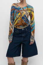 Load image into Gallery viewer, Vintage x Soft Light Wool Chain Patterned Sweater (XS, S)