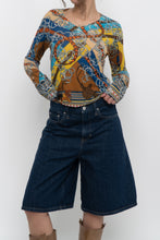 Load image into Gallery viewer, Vintage x Soft Light Wool Chain Patterned Sweater (XS, S)