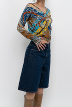 Load image into Gallery viewer, Vintage x Soft Light Wool Chain Patterned Sweater (XS, S)