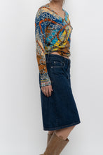 Load image into Gallery viewer, Vintage x Soft Light Wool Chain Patterned Sweater (XS, S)