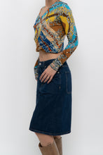 Load image into Gallery viewer, Vintage x Soft Light Wool Chain Patterned Sweater (XS, S)