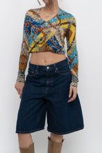 Load image into Gallery viewer, Vintage x Soft Light Wool Chain Patterned Sweater (XS, S)