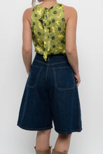 Load image into Gallery viewer, LOVE MOSCHINO x Green Floral Satin Tank (XS, S)