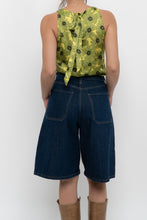 Load image into Gallery viewer, LOVE MOSCHINO x Green Floral Satin Tank (XS, S)