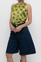 Load image into Gallery viewer, LOVE MOSCHINO x Green Floral Satin Tank (XS, S)