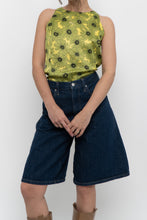 Load image into Gallery viewer, LOVE MOSCHINO x Green Floral Satin Tank (XS, S)