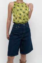 Load image into Gallery viewer, LOVE MOSCHINO x Green Floral Satin Tank (XS, S)