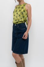 Load image into Gallery viewer, LOVE MOSCHINO x Green Floral Satin Tank (XS, S)
