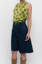 Load image into Gallery viewer, LOVE MOSCHINO x Green Floral Satin Tank (XS, S)