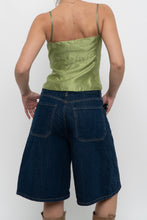 Load image into Gallery viewer, TOMBOLINI x Made in ITALY x Chartreuse Raw Silk Tank (M)