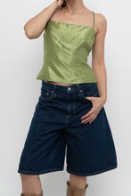 Load image into Gallery viewer, TOMBOLINI x Made in ITALY x Chartreuse Raw Silk Tank (M)