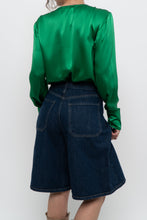 Load image into Gallery viewer, L'AGENCE x Green Silk Bodysuit (XS-M)