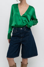 Load image into Gallery viewer, L'AGENCE x Green Silk Bodysuit (XS-M)