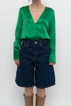 Load image into Gallery viewer, L'AGENCE x Green Silk Bodysuit (XS-M)